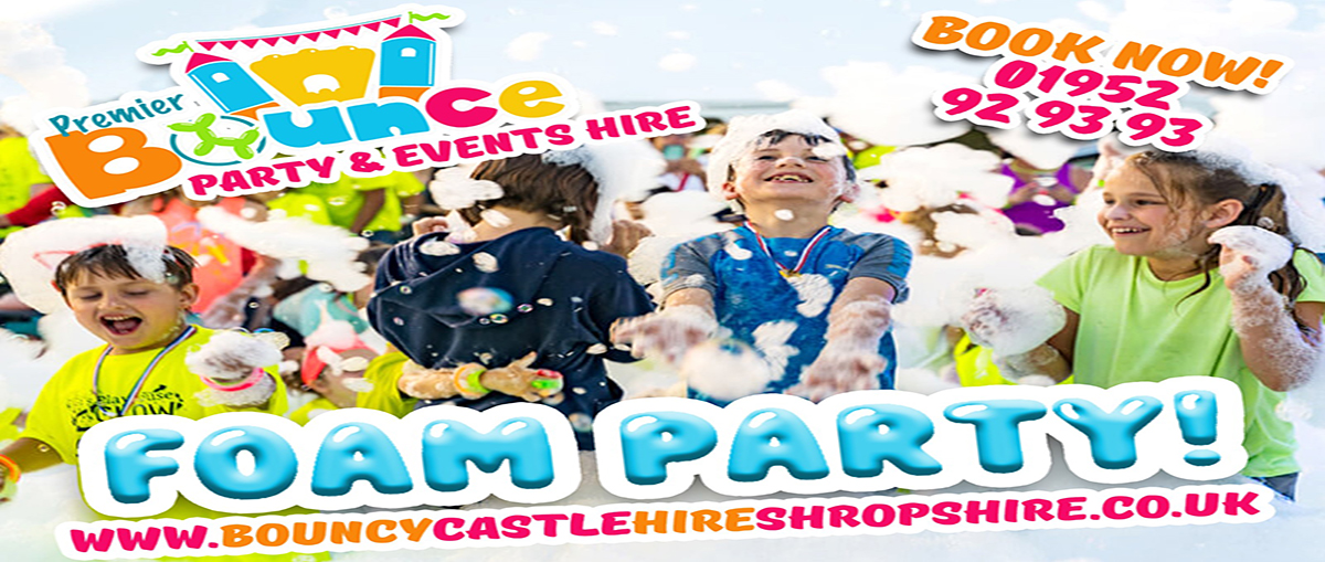 Foam Party Hire Telford Shropshire